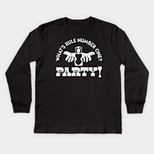 Peanut Butter Falcon - What is rule number One - Party Kids Long Sleeve T-Shirt